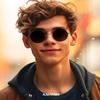 KALIYADI Round Polarized Sunglasses for Men Women Retro Metal Hippie Circle Style Sun Glasses UV Protection (2 Pack) 47mm view 2