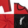 TOPTIE Soccer Jersey, Shoulder Striped Soccer Shirts, with Jersey, Shorts and Socks-Lime/Black-4T view 2