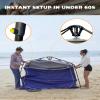 KingCamp Instant Shower Tent, Portable Superior Stable Privacy Shelter, 2 Large Rooms Outdoor Toilet Tent with Floor for Beach, Camping & Hiking, Setup in Under 60s view 2