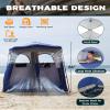 KingCamp Instant Shower Tent, Portable Superior Stable Privacy Shelter, 2 Large Rooms Outdoor Toilet Tent with Floor for Beach, Camping & Hiking, Setup in Under 60s view 4