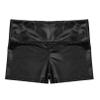 iiniim Girls Metallic High Waist Boy Cut Gymnastic Dance Shorts Cheer Dancing Booty Shorts for Sports or Performance Black 12 view 3