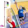 FLTRGO Vertical Jump Tester 3.9ft-11.5ft Jump Measurement Test Stick Pole Tool, Stand Alone School Office Vertical Jump Test, Basketball Volleyball Spike Trainer Machine view 1