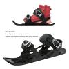 Pico Short Ski Skates, Portable Snow Ski Shoes, Short Snowskates Snowboard Ski Boots for Winter Skiing Beginners, Fit Into Backpack view 3