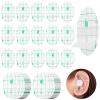60 Ear Covers - Waterproof Stickers for Swimming, Snorkeling and More with Cotton Ear Plugs view 1
