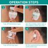 60 Ear Covers - Waterproof Stickers for Swimming, Snorkeling and More with Cotton Ear Plugs view 3
