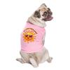 Radiate Positivity Dog Sleeveless Shirt - Print Dog Shirt - Graphic Dog Clothing - Pink, L view 3