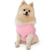Radiate Positivity Dog Sleeveless Shirt - Print Dog Shirt - Graphic Dog Clothing - Pink, L view 4