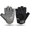 AYRO Breathable Weight Lifting Gym Workout Gloves with Extra Grip for Men & Women, Excercise Gloves with Full Palm Protection, Removal with Durable Closure, for Weightlifting (Black/Grey, Small) view 1