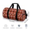 Black powder lattice Fitness Bag Sports Bag Men's Outdoor Sports Bag Women's Fitness Sports Bag Suitable for sports fitness, swimming, yoga, travel view 2