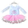 Luke and Lulu First Birthday Outfit Girl - 1st Birthday Princess Crown Tutu Set view 1
