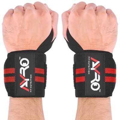 Wrist Wraps , Wrist Wraps for Weightlifting Men , Wrist Brace For Working Out , Gym Wrist Wraps For men & women , Muequeras para gym, 18" Professional Wrist Support With High Duty Thumb Loop-Best Wrap