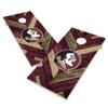 Florida State Cornhole Boards, 2x4 Regulation Corn Hole Board Set, Officially Licensed Cornhole Boards, Comes with (2) Boards, (8) Bags & LED Lights view 1