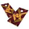 Minnesota Cornhole Boards, 2x4 Regulation Corn Hole Board Set, Officially Licensed Cornhole Boards, Comes with (2) Boards, (8) Bags & LED Lights view 1