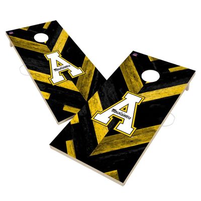 Appalachian Cornhole Boards, 2x4 Regulation Corn Hole Board Set, Officially Licensed Cornhole Boards, Comes with (2) Boards & (8) Bags