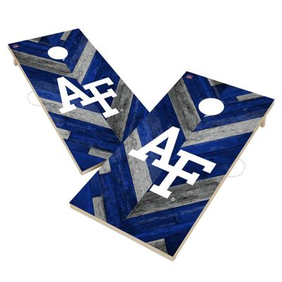 Air Force Cornhole Boards, 2x4 Regulation Corn Hole Board Set, Officially Licensed Cornhole Boards, Comes with (2) Boards, (8) Bags & LED Lights