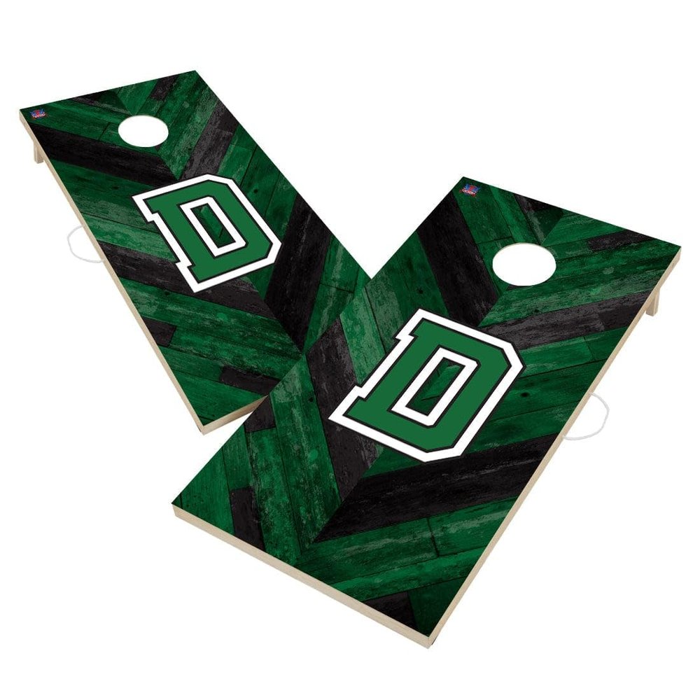 Dartmouth Cornhole Boards, 2x4 Regulation Corn Hole Board Set, Officially Licensed Cornhole Boards, Comes with (2) Boards, (8) Bags & LED Lights