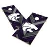 Kansas State Cornhole Boards, 2x4 Regulation Corn Hole Board Set, Officially Licensed Cornhole Boards, Comes with (2) Boards & (8) Bags view 1