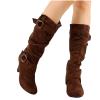 Ladmiple Cowboy Boots For Women Pink Knee High Boots for Women Pointed Toe Sexy Cone Heel Boots with Side Zipper Fashion Elegant Cowboy Boots for Fall Winter Spring 2023 view 2