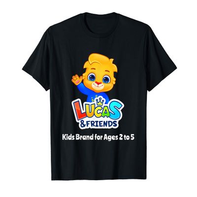 Popular Cartoons for Kids | Official Lucas & Friends Logo T-Shirt