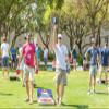 South Florida Cornhole Boards, 2x4 Regulation Corn Hole Board Set, Officially Licensed Cornhole Boards, Comes with (2) Boards & (8) Bags view 4
