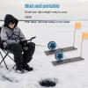 Tomotato Ice Fishing Flag Marker Rod, Portable Automatic Floating Stable Pole, ABS Nylon Stainless Steel, Strike Indicators Winter Fishing Accessories for Ice Anglers view 3