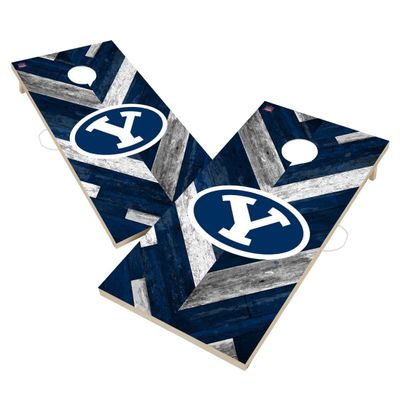 Brigham Cornhole Boards, 2x4 Regulation Corn Hole Board Set, Officially Licensed Cornhole Boards, Comes with (2) Boards, (8) Bags & (1) Carrying Case