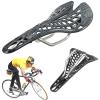 Mountain Road Seat Saddle Carbon Fiber Racing Bike Riding Professional Hollow Saddle Seats Bike Cycling Parts MTB Cycling Parts (Color : 01) view 2