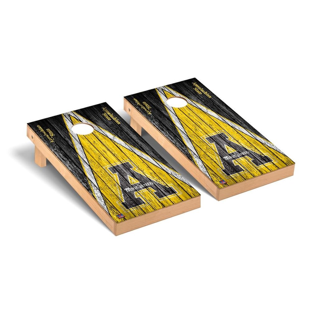 Appalachian Cornhole Boards, 2x4 Premium Corn Hole Board Set, Officially Licensed Cornhole Boards, Comes with (2) Boards, (8) Bags & LED Lights