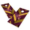 Arizona State Cornhole Boards, 2x4 Regulation Corn Hole Board Set, Officially Licensed Cornhole Boards, Comes with (2) Boards, (8) Bags & LED Lights view 1