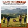Tailgate Pro's 2x4 Cornhole Board Set, Officially Licensed Corn Hole Game with Solid Wood Frame, UV-Printed Team Graphics, Foldable Legs, Regulation Bags, Good for Tailgates & Backyard Fun, Auburn view 2
