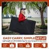 Tailgate Pro's 2x4 Cornhole Board Set, Officially Licensed Corn Hole Game with Solid Wood Frame, UV-Printed Team Graphics, Foldable Legs, Regulation Bags, Good for Tailgates & Backyard Fun, Auburn view 4