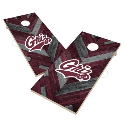 Montana Cornhole Boards, 2x4 Regulation Corn Hole Board Set, Officially Licensed Cornhole Boards, Comes with (2) Boards, (8) Bags & (1) Carrying Case