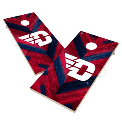 Dayton Cornhole Boards, 2x4 Regulation Corn Hole Board Set, Officially Licensed Cornhole Boards, Comes with (2) Boards & (8) Bags
