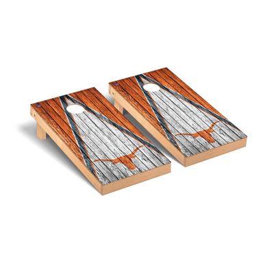 Texas Cornhole Boards, 2x4 Premium Corn Hole Board Set, Officially Licensed Cornhole Boards, Comes with (2) Boards, (8) Bags & (1) Carrying Case