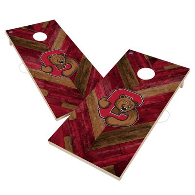 Cornell Cornhole Boards, 2x4 Regulation Corn Hole Board Set, Officially Licensed Cornhole Boards, Comes with (2) Boards, (8) Bags, (1) Carrying Case & LED Hole Lights