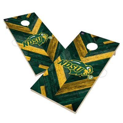 North Dakota State Cornhole Boards, 2x4 Regulation Corn Hole Board Set, Officially Licensed Cornhole Boards, Comes with (2) Boards & (8) Bags