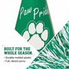 Anderson's Exclusive Green and White Paw Pride Shaker Pom Poms Megaphone Noisemaker Set School Spirit Cheerleader Sports Fan Football Homecoming Squad Team Party Dance Club Pack of 48 view 3