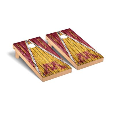 Minnesota Cornhole Boards, 2x4 Premium Corn Hole Board Set, Officially Licensed Cornhole Boards, Comes with (2) Boards & (8) Bags
