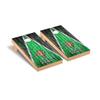 Marshall Cornhole Boards, 2x4 Premium Corn Hole Board Set, Officially Licensed Cornhole Boards, Comes with (2) Boards, (8) Bags & (1) Carrying Case view 1