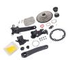 Sorandy 11 to 40T Wide Multi Groupset with Shifter & Rear Derailleur, 9 Speed Groupset, Integrated Crank, Chain, Tail Hook, Mountain Crankset Housing Kit (32T Chainring) view 3