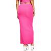 Royalty By Maluma Womens Tie Front Long Maxi Skirt Pink XXXL view 2