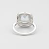 Guangstar Women's Cubic Zirconia Cocktail & Statement Rings, Size 7, Clear view 4
