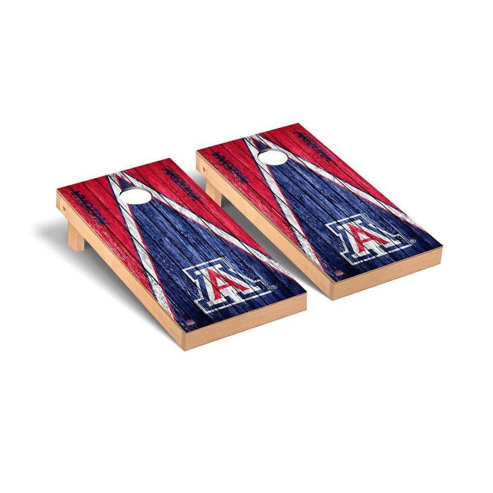 Arizona Cornhole Boards, 2x4 Premium Corn Hole Board Set, Officially Licensed Cornhole Boards, Comes with (2) Boards, (8) Bags, (1) Carrying Case & LED Hole Lights