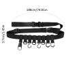 Bow Hanger Tree Strap, Treestand Strap Hangers with Metal Hooks, Non Slip Adjustable Bow Hunting Equipment Holder, Bow Hangers for Tree Stand Gears Bow Quiver Backpack Tree view 2