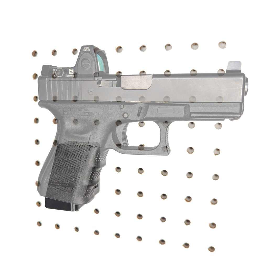Pegboard Mount for Pistols - Many Brands and Models Supported - Pegboard/Skadis/etc. (Wall Control/Gun Pegboard, Sig P365/X/XL (Right))