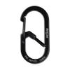Nite Ize G-Series Dual Chamber Carabiner - Carabiner Clip for Car Keys, Keychains & More - Dual Chamber Key Organizer - Key Holder Accessories - Size 1, Black, (4 Pack) view 4