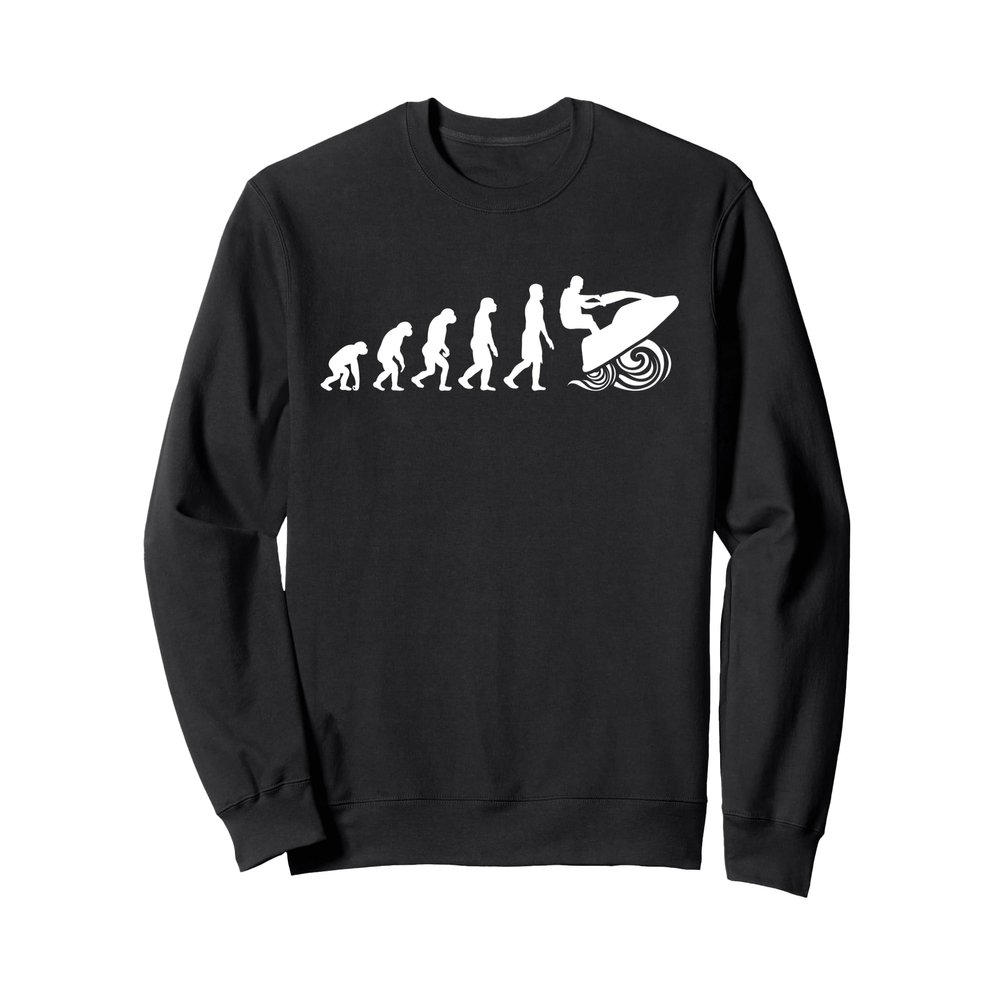 Funny Evolution To PWC Personal Watercraft Sweatshirt