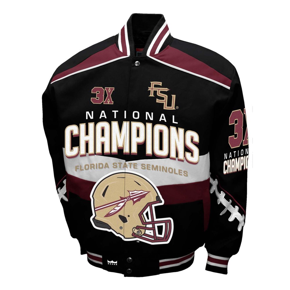 Franchise Club Mens Commemorative Twill Jacket (Florida State, X-Large)