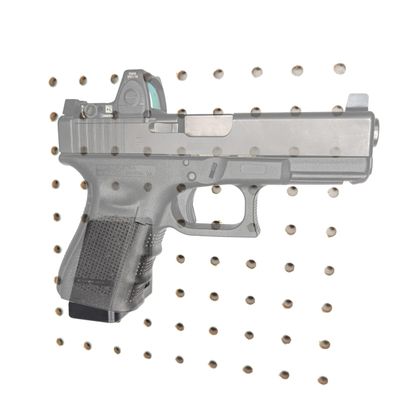 Pegboard Mount for Pistols - Many Brands and Models Supported - Pegboard/Skadis/etc. (Skadis, G17/19/22/23/etc. (Right))