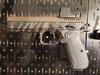 Pegboard Mount for Pistols - Many Brands and Models Supported - Pegboard/Skadis/etc. (Vault Tek, S&W M&P 9mm (Left)) view 3